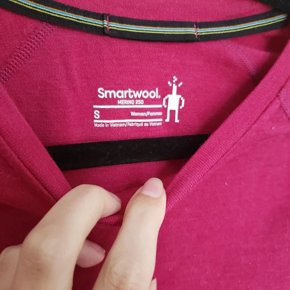 Smartwool Women's Pink Long Sleeve Top Small - Picture 3 of 7